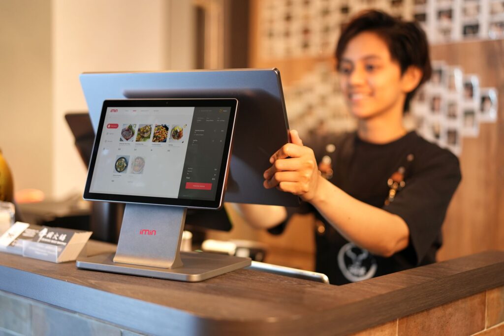 kassa touchscreen
