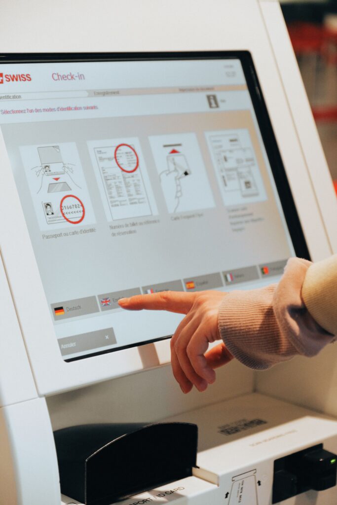 kiosk checkin 2
